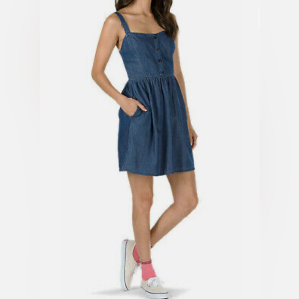 Vans Vintage Field Day Denim dress Size XS